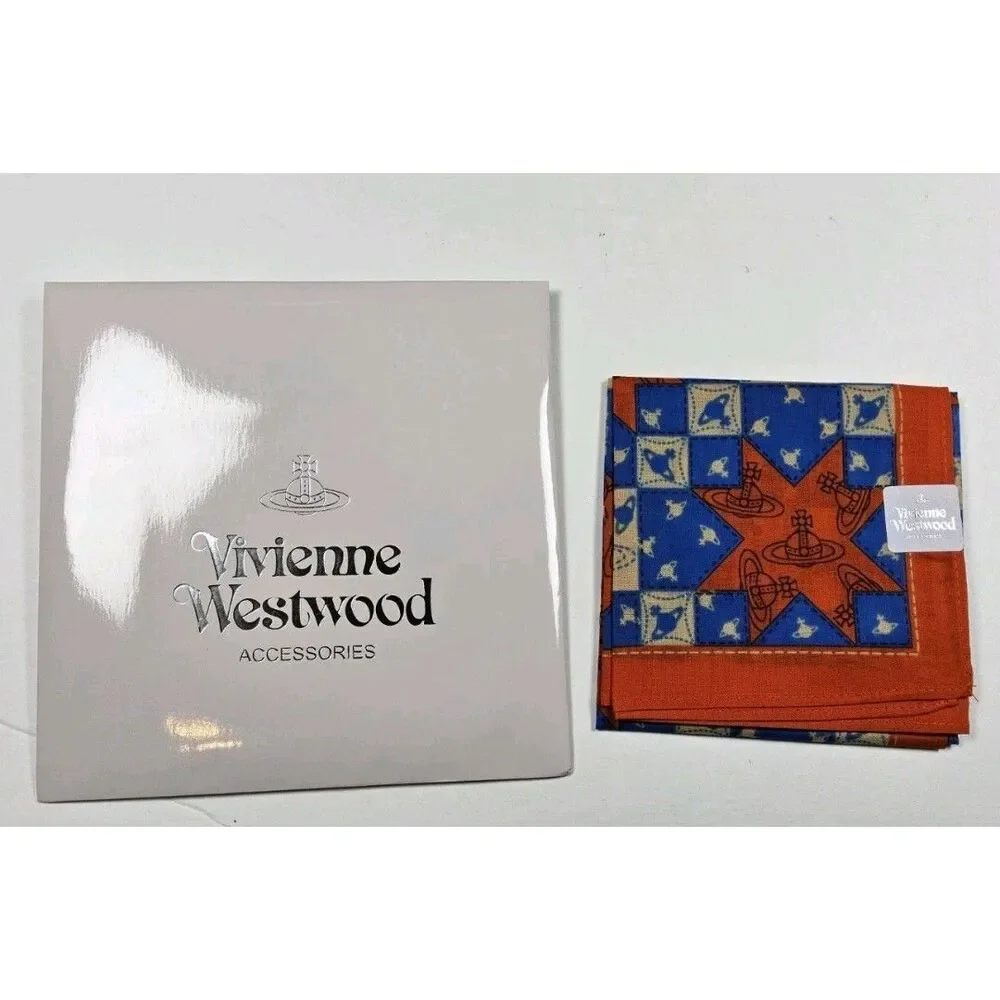 Vivienne Westwood Handkerchief Neckerchief Bandana Scarf Pocket Square Japan